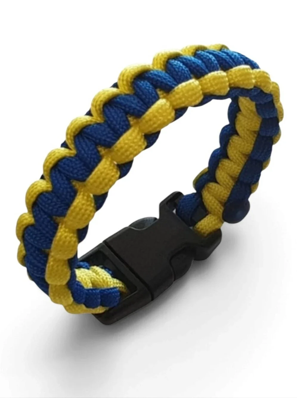 PARACHUTE Cord Rope Bracelet Yellow Blue Camping Boating
